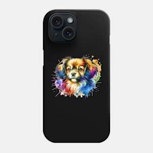 Watercolor Tibetan Spaniel Phone Case