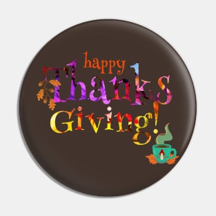 Happy Thanksgiving Pin