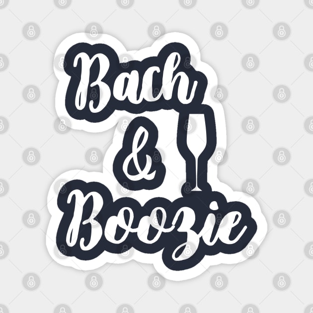 Bachelorette Party Squad - Bach Boozy Boozie Bride & Boujee Magnet by WassilArt