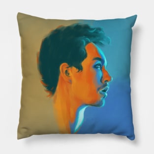 Klaus Hargreeves // Robert Sheehan Oil Portrait Pillow