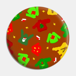 Ugly Sweater Party Pin