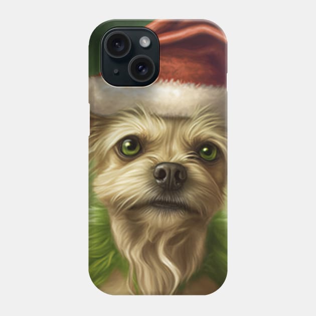 Grinch Dog Phone Case by AbstractArt14