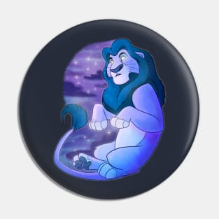 Ghost Mufasa Pin