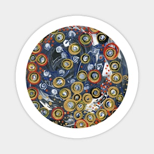 Kaleidoscopic (circle) Magnet