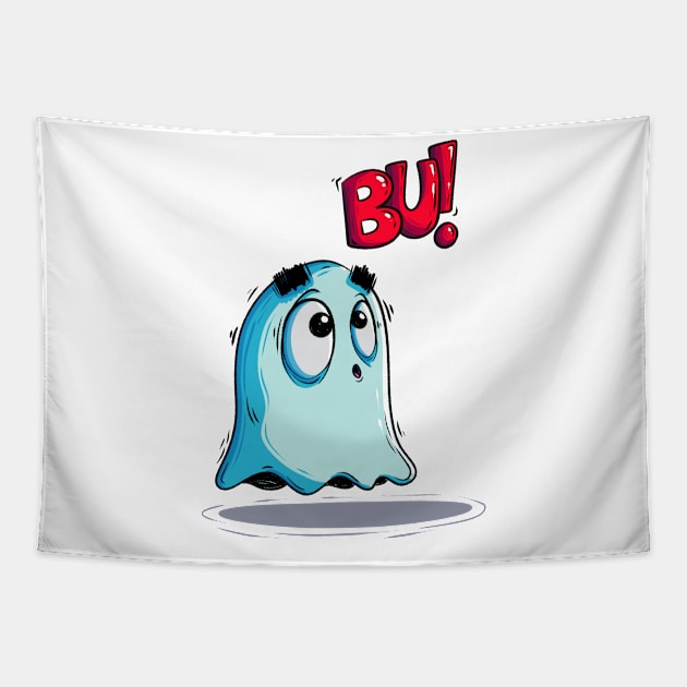 Boo! (Bu!) Tapestry by Doncuak