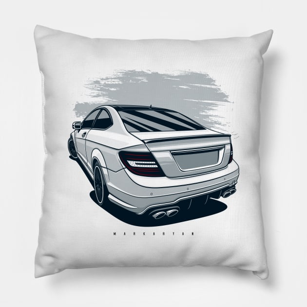 Merc C63 Pillow by Markaryan