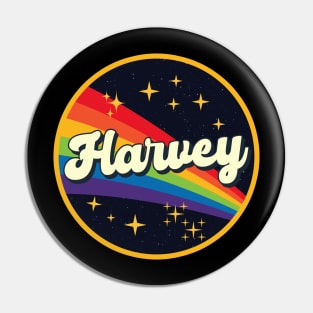 Harvey // Rainbow In Space Vintage Style Pin