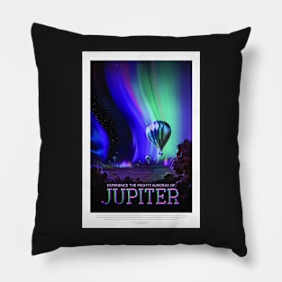 Jupiter, Travel Poster Pillow
