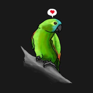 Cute parrot show some love to everyone T-Shirt