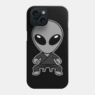 Karate Gray Alien Extraterrestrial Dark Gi Phone Case