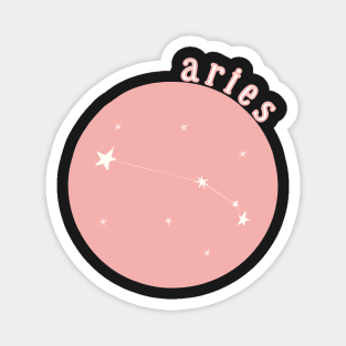 Aries Star Sign Constellation Magnet