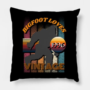 Bigfoot Loves Vintage 1996 Pillow