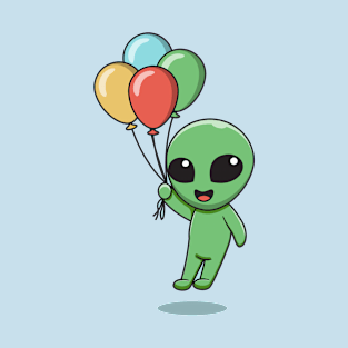 Alien Balloon ride T-Shirt