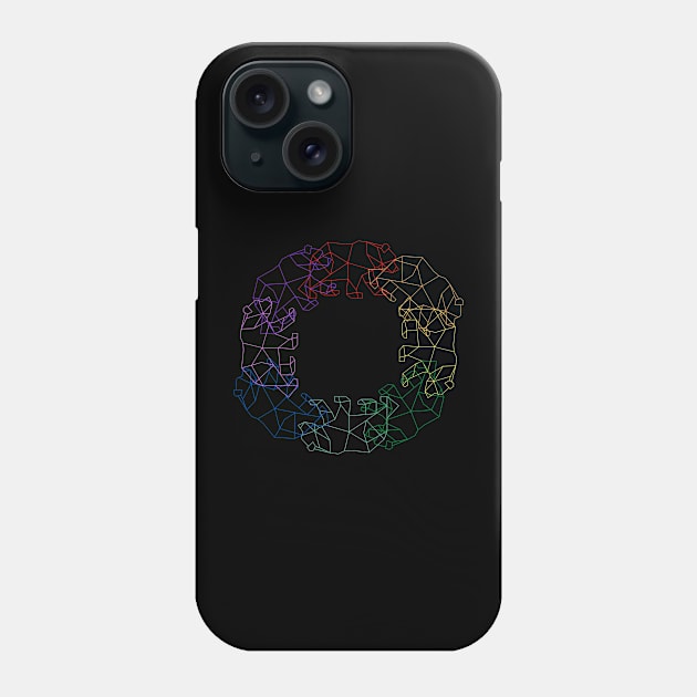 Following bears - Rainbow Phone Case by AbsoluteUnit