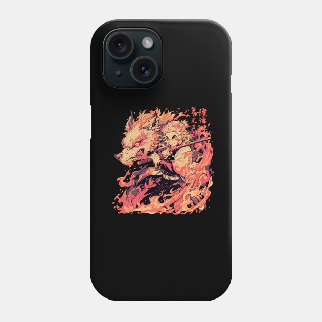 rengoku Phone Case by peterdoraki