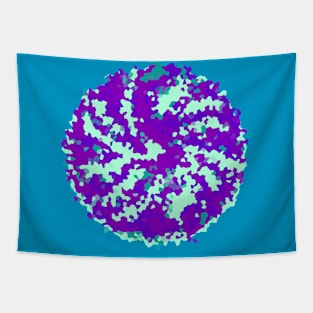 Single Whirly Dirly Portal Camo Tapestry