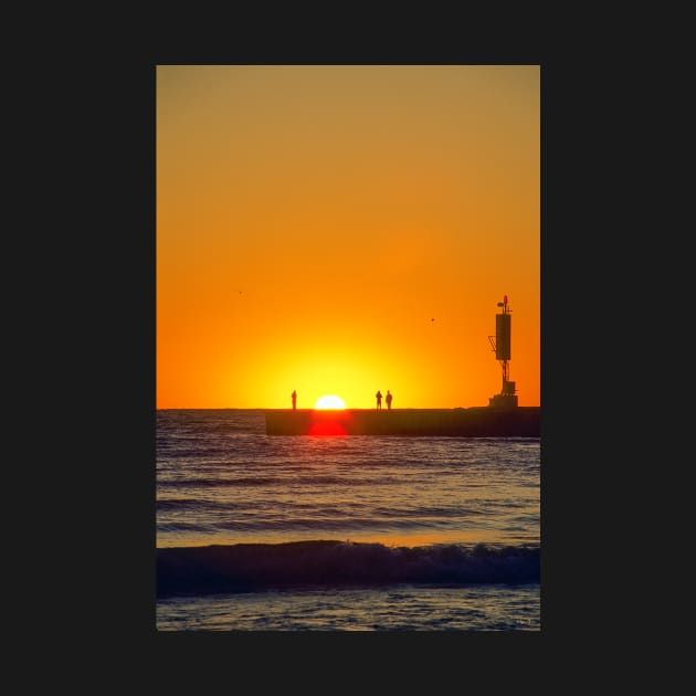 Silhouettes on the Pier by BrianPShaw