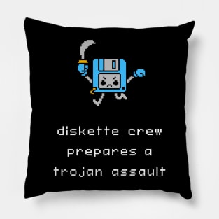 Unlikely Monsters - Diskette Crew Pillow