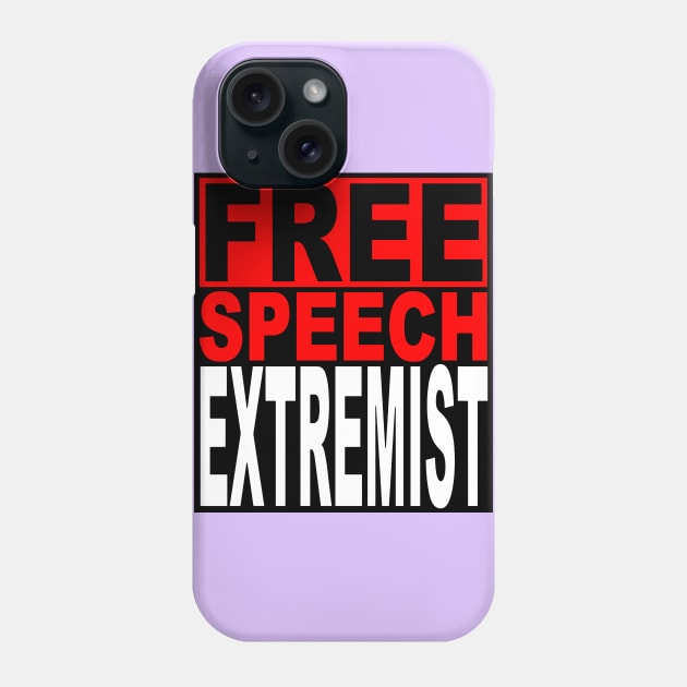 Free Speech Phone Case by kinantris