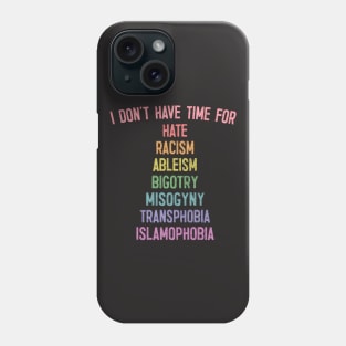 Anti-Bigotry / / Faded-Style Typography Design Phone Case