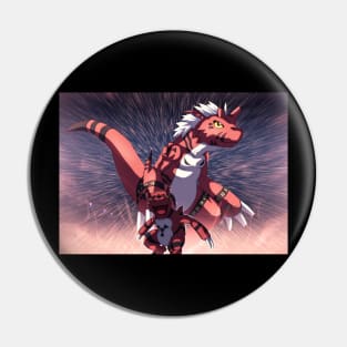 Guilmon and Growlmon Digimon Pin