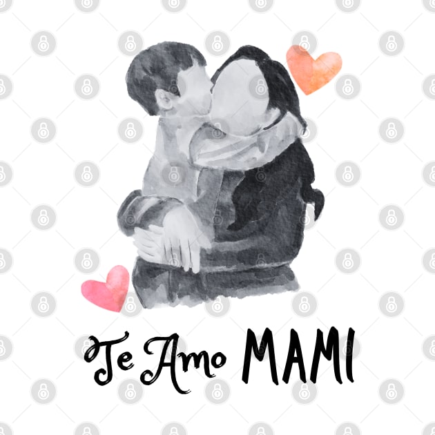 Te amo mami. Idea de regalo para mamá. Madre e hijo by FreeSoulLab