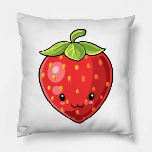 Kawaii Strawberry fruit Pillow