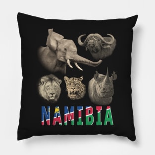 Namibia Big Five Africa Safari Pillow