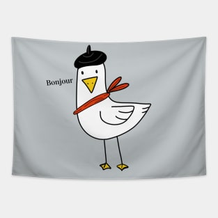 Bonjour Bird Tapestry