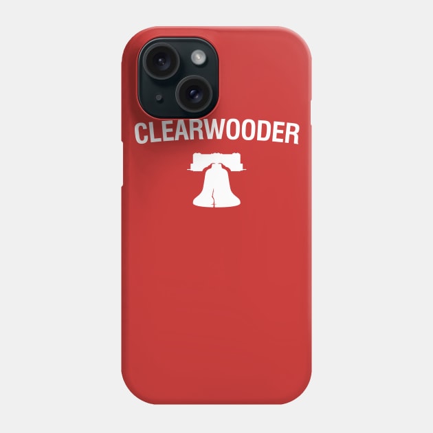 Clearwooder Funny Gift Philly Baseball Tee Clearwater Phone Case by springins