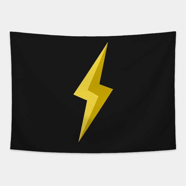 Thunderbolt, Lightning simple logo Tapestry by DenysHolovatiuk