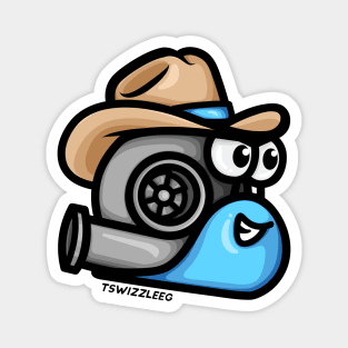 Turbo Snail - Yeet-Haw (Light Blue) Magnet