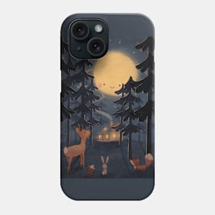 Forest night Phone Case