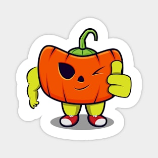 All the Best_Halloween Pumpkin Magnet