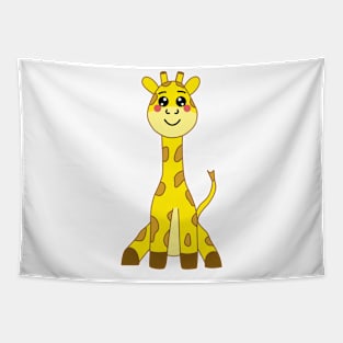 Cute Kawaii Giraffe Tapestry