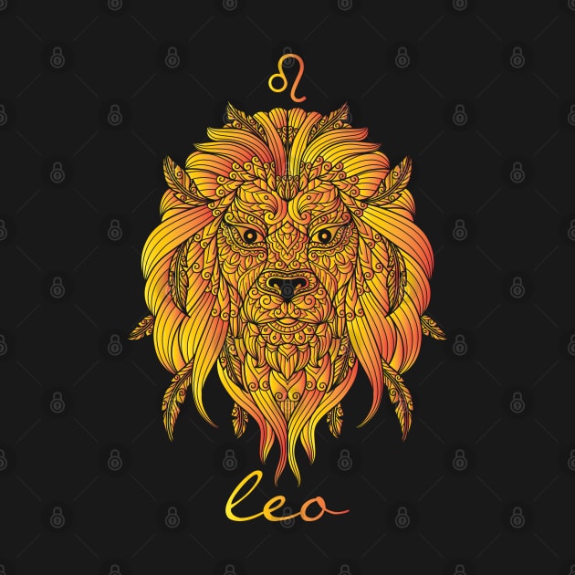 Leo Zodiac by Moon Phase Design