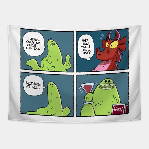Only so much I can do Tapestry by Slack Wyrm