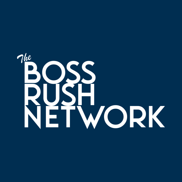 Boss Rush Network Logo (White) by Boss Rush Media | Boss Rush Network