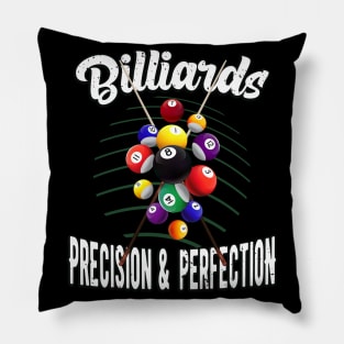 Billiards Pool Billiard vintage 8-Ball Pillow