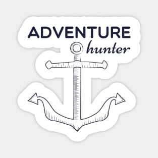 Adventure Hunter Anchor Sketch Magnet