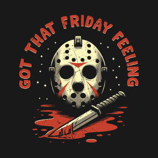 Got that Friday Feeling - Vintage Friday 13th Design T-Shirt