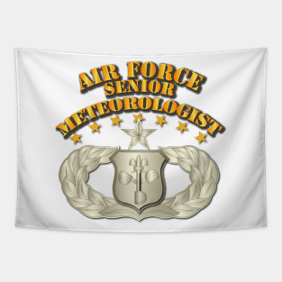 Meteorologist - Senior Badge Tapestry