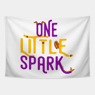 One Little Spark (Purple) Tapestry