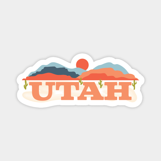 Utah Magnet by MegssDesign