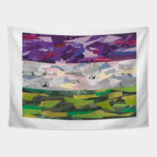 Genderqueer Flag Collage Tapestry