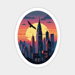 city skyscraper Magnet