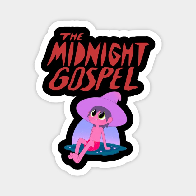 The Midnight Gospel- Clancy Gilroy Title. Magnet by humoursimpson