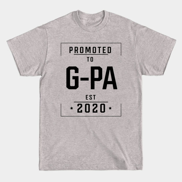 Discover Mens Promoted To G-PA Est 2020 - Gift Funny Dad Fathers Day - Father Gifts - T-Shirt