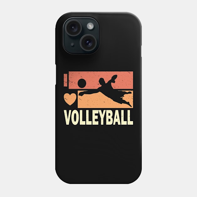 I Love Volleyball Phone Case by POS