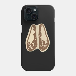 Sheep Track Woodcut Phone Case